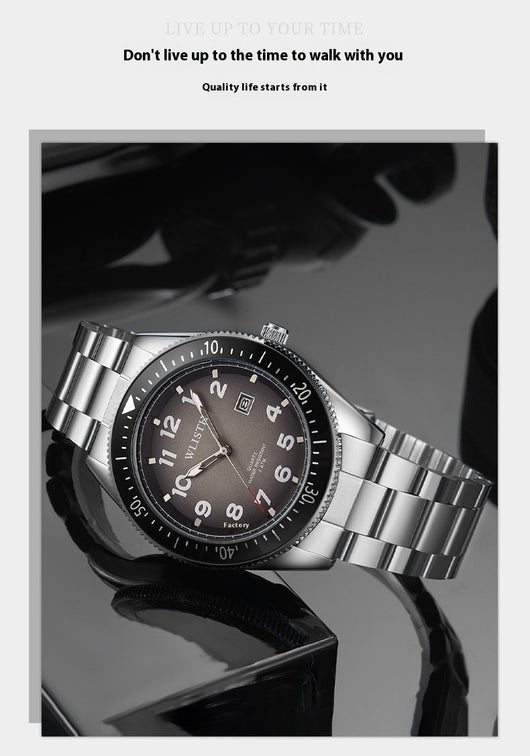 Reloj de Pulsera Acero Impermeable con Calendario y Esfera Luminosa - Image 13