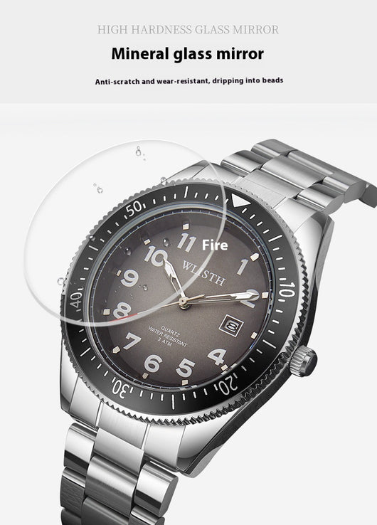 Reloj de Pulsera Acero Impermeable con Calendario y Esfera Luminosa - Image 17