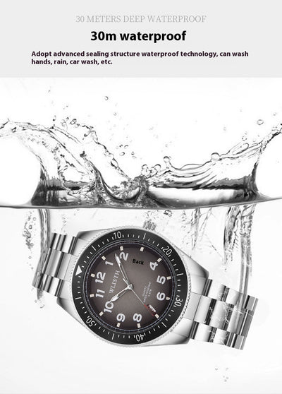 Reloj de Pulsera Acero Impermeable con Calendario y Esfera Luminosa - Image 21