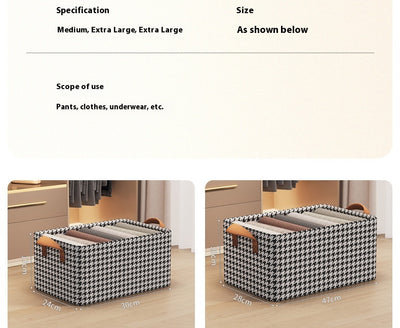 Caja Organizadora de Ropa Plegable de Gran Capacidad con Estructura de Acero - Image 28