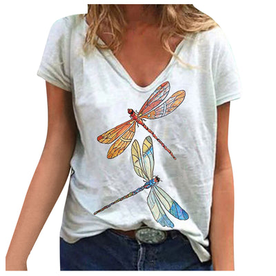 Playera Tie-Dye Cuello V para Mujer - Manga Corta - Image 10