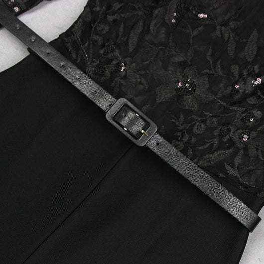 Jumpsuit de Encaje Transparente con Manga Larga para Eventos - Image 23