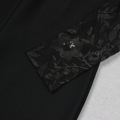 Jumpsuit de Encaje Transparente con Manga Larga para Eventos - Image 28