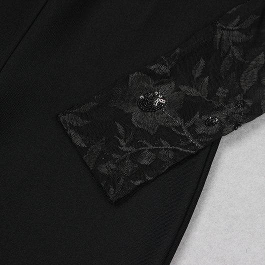 Jumpsuit de Encaje Transparente con Manga Larga para Eventos - Image 28