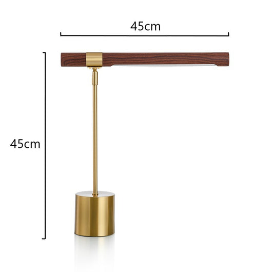 Lámpara de Mesa con Veta de Madera Natural - Image 24