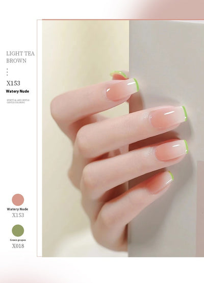Esmalte UV Nude Transparente Cherry Red White - Image 25