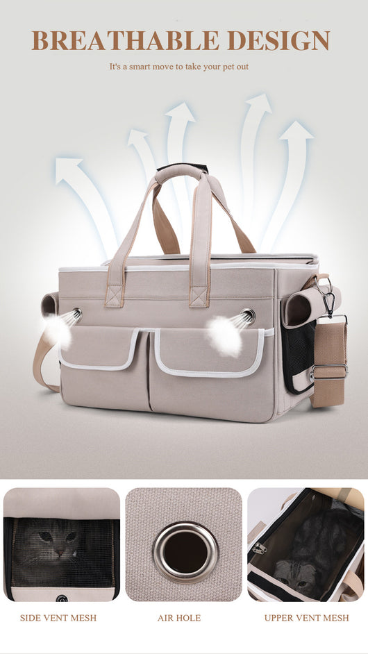 Mochila Transportadora para Mascotas con Gran Capacidad y Diseño Transpirable - Image 23