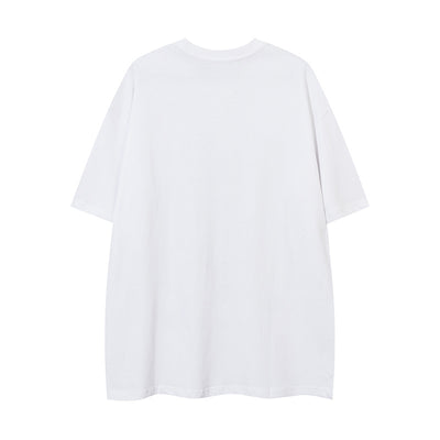 Playera Holgada Mariposas y Letras para Hombre - Comodidad de Verano - Image 26