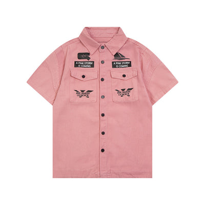 Playera Hombre Estampado Letras Manga Corta - Image 39
