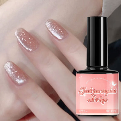 Esmalte Gel Efecto Ojo de Gato con Cambio de Color Té Helado - Image 6