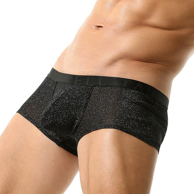 Bóxers para Hombre de Malla Sexy Cintura Baja y Diseño U Convexo - Image 26