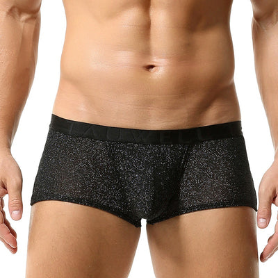Bóxers para Hombre de Malla Sexy Cintura Baja y Diseño U Convexo - Image 34