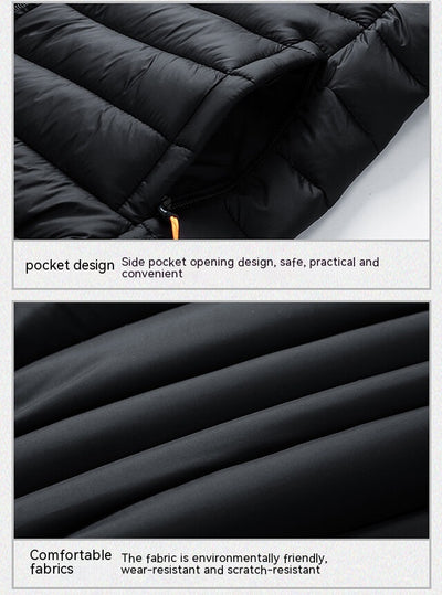 Chaqueta Acolchada Ligera Plus Size con Corte Entallado - Image 37