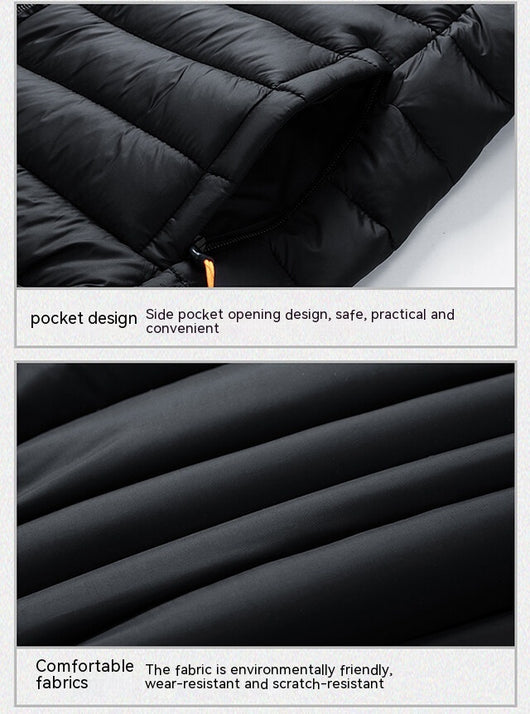 Chaqueta Acolchada Ligera Plus Size con Corte Entallado - Image 37