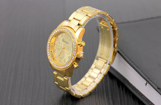 Reloj de Moda con Banda de Acero Aleado y Diamantes - Image 6