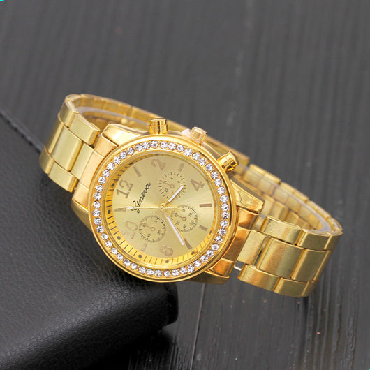 Reloj de Moda con Banda de Acero Aleado y Diamantes - Image 8