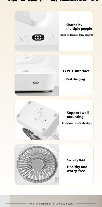 Ventilador Dual de Alto Rendimiento Portátil - Image 12