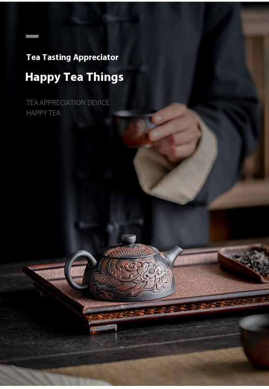 Tetera de Barro Púrpura Año del Dragón - Cerámica Artesanal Xianglong para Té Premium - Image 21