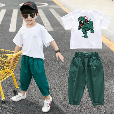 Traje Formal de Verano para Niños - Conjunto Elegante Estilo Occidental - Image 10