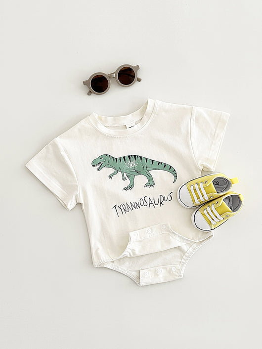 Enterizo Triangular con Estampado de Dinosaurio Bebé - Image 28
