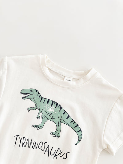 Enterizo Triangular con Estampado de Dinosaurio Bebé - Image 36