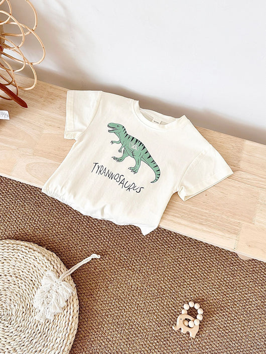 Enterizo Triangular con Estampado de Dinosaurio Bebé - Image 39