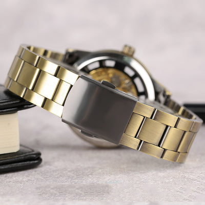 Reloj Mecánico Automático Retro con Diseño Calado para Hombre - Image 27