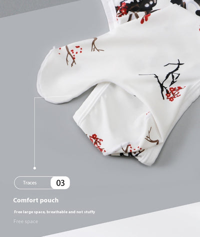 Ropa Interior Masculina Estilo Tinta China en Seda de Hielo para Verano - Image 17