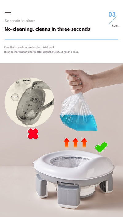 Inodoro Portátil Plegable para Niños - Solución de Camping y Viajes - Image 12