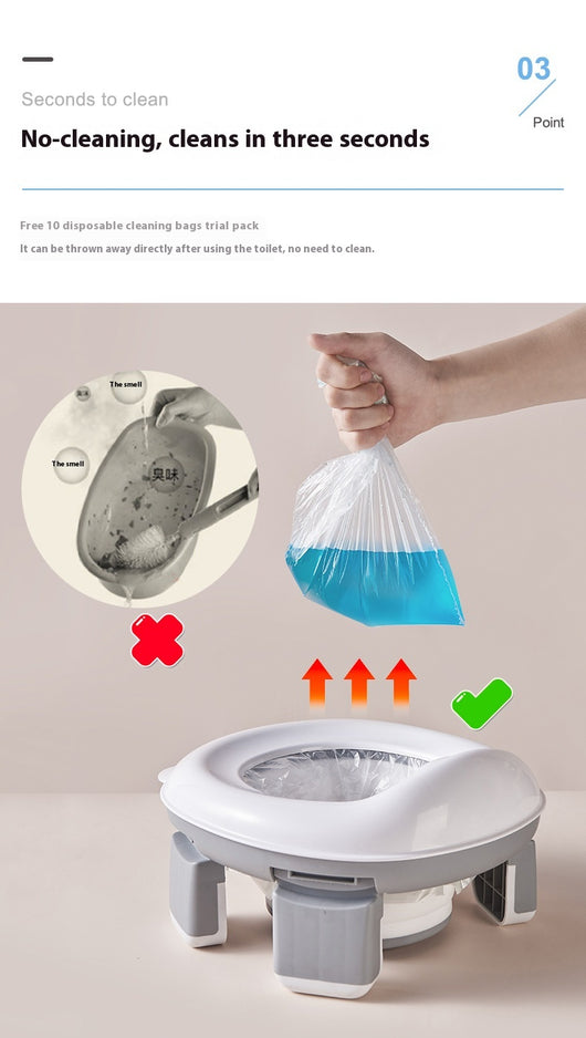 Inodoro Portátil Plegable para Niños - Solución de Camping y Viajes - Image 12