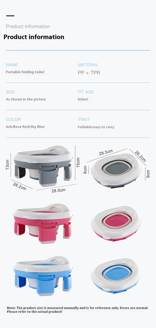 Inodoro Portátil Plegable para Niños - Solución de Camping y Viajes - Image 17