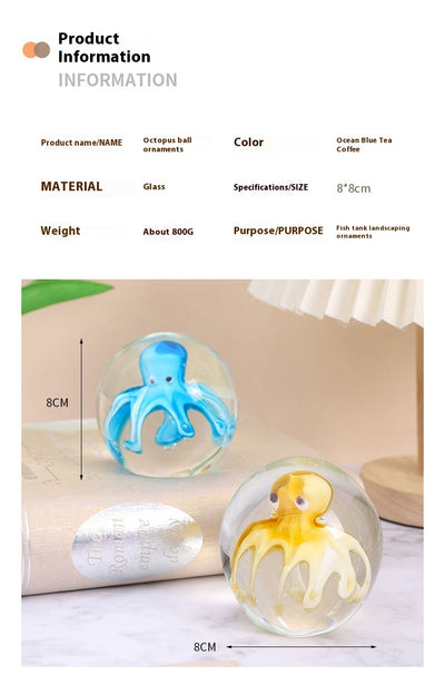 Decoración Pulpo de Vidrio Soplado a Mano - Adorno Artesanal Único - Image 11