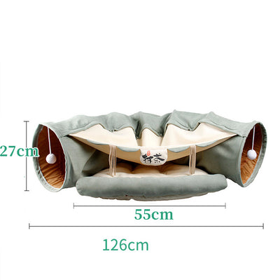 Túnel Plegable para Gatos - Resistente y Lavable - Image 11