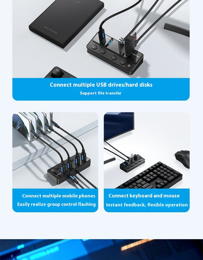 Estación de Expansión USB Multi-interfaz Vention - Dock Extensor Universal - Image 15