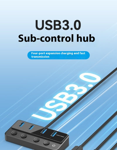 Estación de Expansión USB Multi-interfaz Vention - Dock Extensor Universal - Image 16