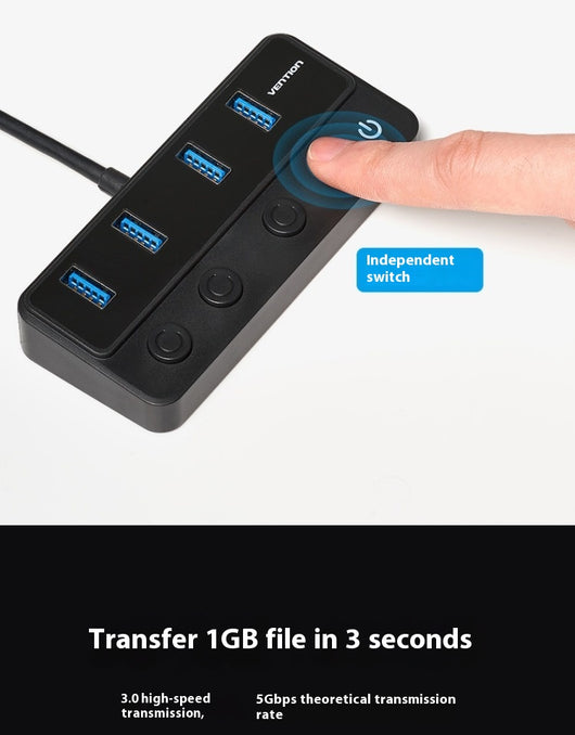 Estación de Expansión USB Multi-interfaz Vention - Dock Extensor Universal - Image 24
