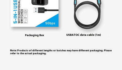 Estación de Expansión USB Multi-interfaz Vention - Dock Extensor Universal - Image 26