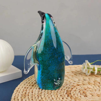 Escultura de Pingüino en Vidrio Artesanal - Ornamento Marino Hecho a Mano - Image 8