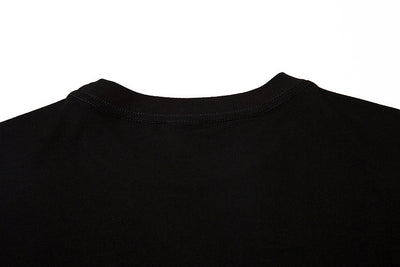 Camiseta Manga Corta Estampado Onda de Letras para Hombre - Image 26