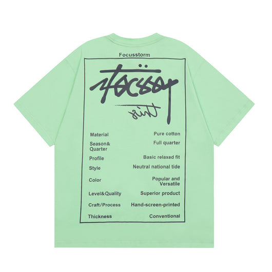 Camiseta Estampada con Letras para Hombre - Image 35