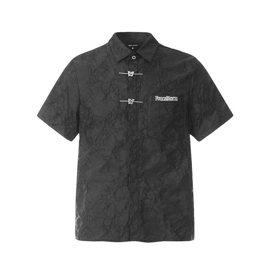 Camisa Manga Corta con Letras Bordadas para Hombre - Image 33