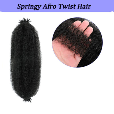Peluca Crochet Afro Rizado con Cabello Sintético - Trenzas y Dreadlocks - Image 24