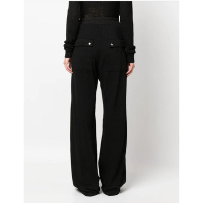 Pantalones Holgados de Punto Doble Línea para Parejas - Unisex Pierna Recta Ancha - Image 8