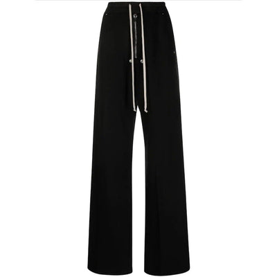 Pantalones Holgados de Punto Doble Línea para Parejas - Unisex Pierna Recta Ancha - Image 9