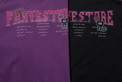 Playera Estampada Anime Efecto Desgastado para Hombre - Image 23