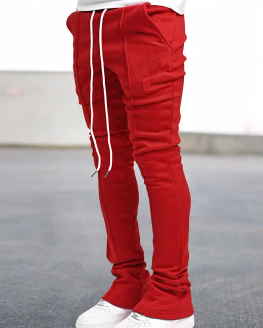Pantalones de Campana Elásticos para Hombre - Estilo Deportivo y Casual para Todas las Estaciones - Image 15