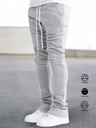 Pantalones de Campana Elásticos para Hombre - Estilo Deportivo y Casual para Todas las Estaciones - Image 29