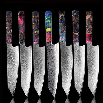 Cuchillo de Corte Damasco con Hoja Estable - Image 9