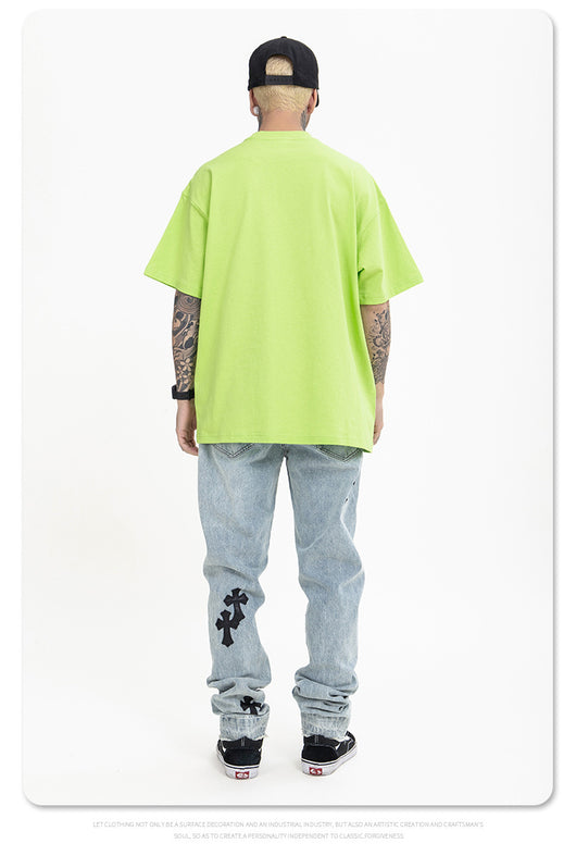 Camiseta Oversize de Algodón Puro para Hombre y Mujer - Image 15