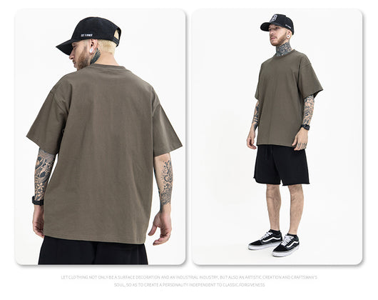 Camiseta Oversize de Algodón Puro para Hombre y Mujer - Image 29